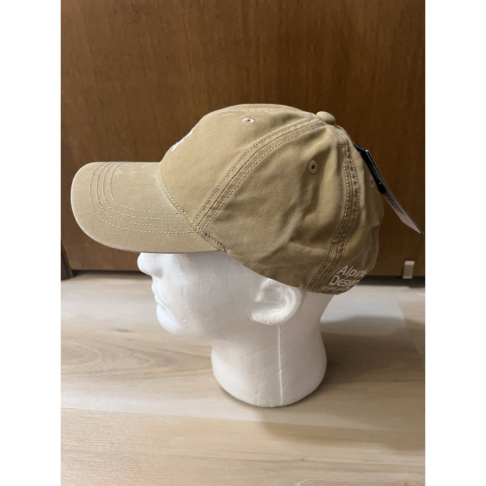 NWT Alpine Design Women's Cotton Washed Cap Hat Adjustable Sahara Sand Flower - Picture 2 of 7